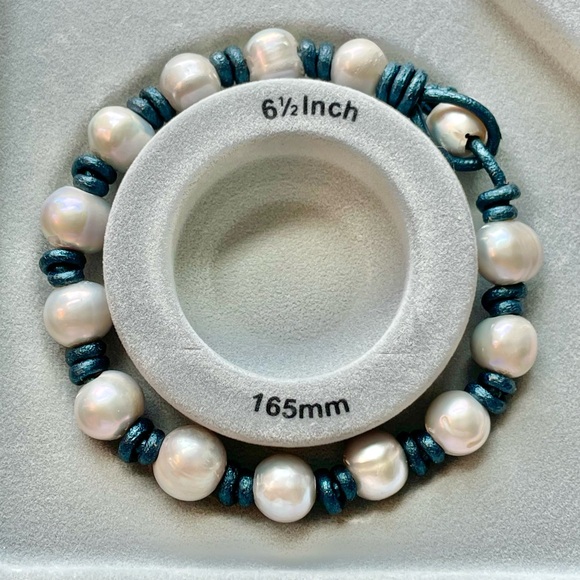 ✨ HAND MADE freshwater pearl bracelet set - Picture 4 of 4